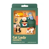 Kikkerland Kikkerland - magneten - cat lady Kikkerland Kikkerland - magneten - cat lady