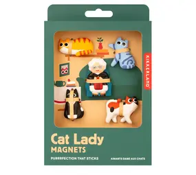 Kikkerland Kikkerland - magneten - cat lady