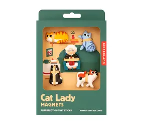 Kikkerland Kikkerland - magneten - cat lady Kikkerland Kikkerland - magneten - cat lady