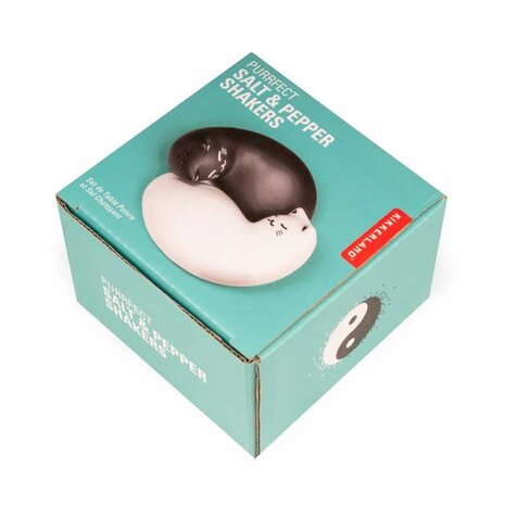 Kikkerland Kikkerland - peper & zout stel - purrfect Kikkerland Kikkerland - peper & zout stel - purrfect
