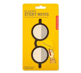 Kikkerland Kikkerland - sticky notes - glasses Kikkerland Kikkerland - sticky notes - glasses
