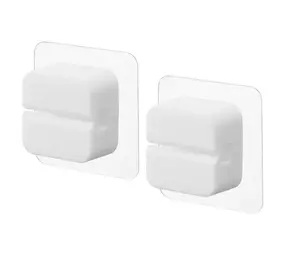 Yamazaki Yamazaki - zelfklevende haakjes (set van 2) - white