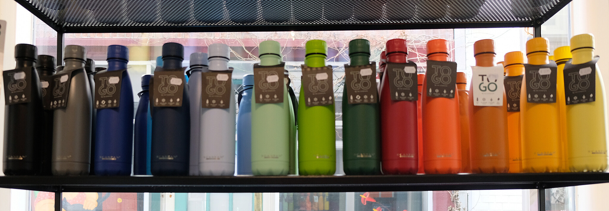 RVS drinkflessen en bekers