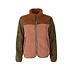 Danefae - danebirk fleece zip-up - khaki / antique rose Danefae - danebirk fleece zip-up - khaki / antique rose