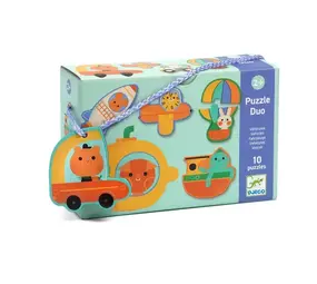 Djeco Djeco - duo puzzel - voertuigen