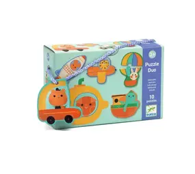 Djeco Djeco - duo puzzel - voertuigen Djeco Djeco - duo puzzel - voertuigen