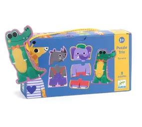 Djeco Djeco - trio puzzel - savana Djeco Djeco - trio puzzel - savana