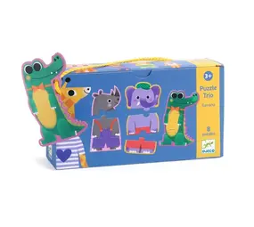 Djeco Djeco - trio puzzel - savana Djeco Djeco - trio puzzel - savana