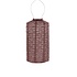 Lumiz - solar lantaarn - cylinder 18 folia - plum Lumiz - solar lantaarn - cylinder 18 folia - plum
