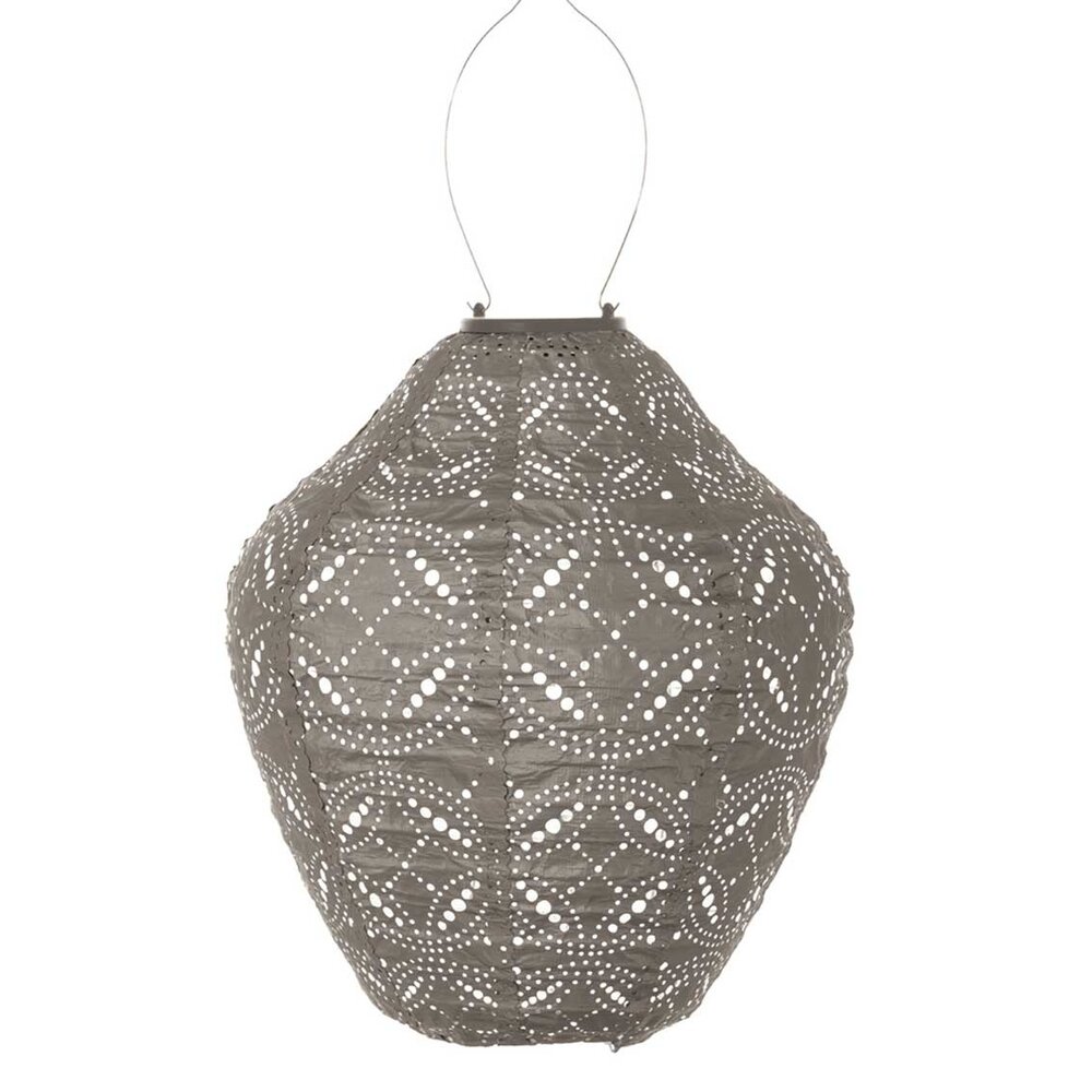 Lumiz Lumiz - solar lantaarn - jar 30 mandela - taupe