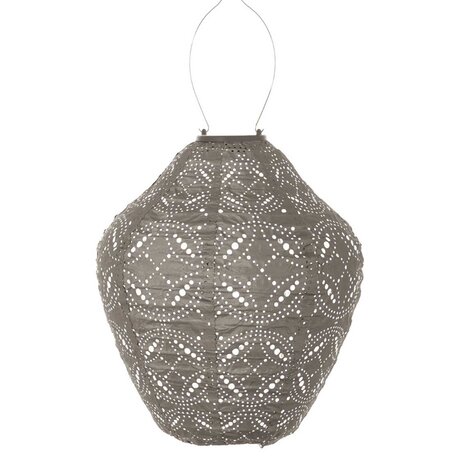 Lumiz Lumiz - solar lantaarn - jar 30 mandela - taupe