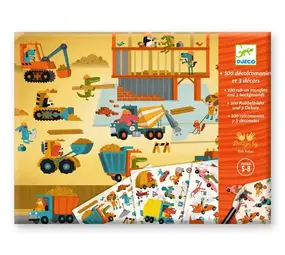 Djeco Djeco - wrijfplaatjes - asfalt