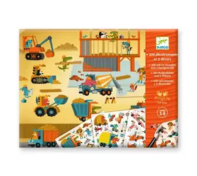 Djeco Djeco - wrijfplaatjes - asfalt Djeco Djeco - wrijfplaatjes - asfalt