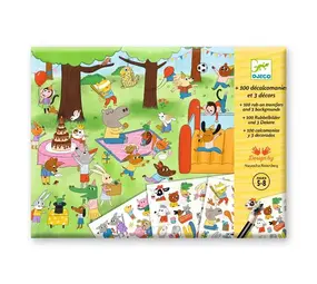 Djeco Djeco - wrijfplaatjes - het is feest Djeco Djeco - wrijfplaatjes - het is feest