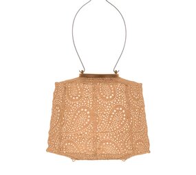 Lumiz Lumiz - solar lantaarn - lampshade 20 paisley - apricot Lumiz Lumiz - solar lantaarn - lampshade 20 paisley - apricot