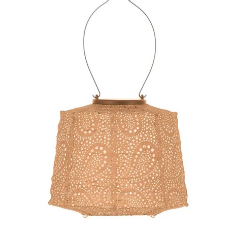 Lumiz Lumiz - solar lantaarn - lampshade 20 paisley - apricot Lumiz Lumiz - solar lantaarn - lampshade 20 paisley - apricot