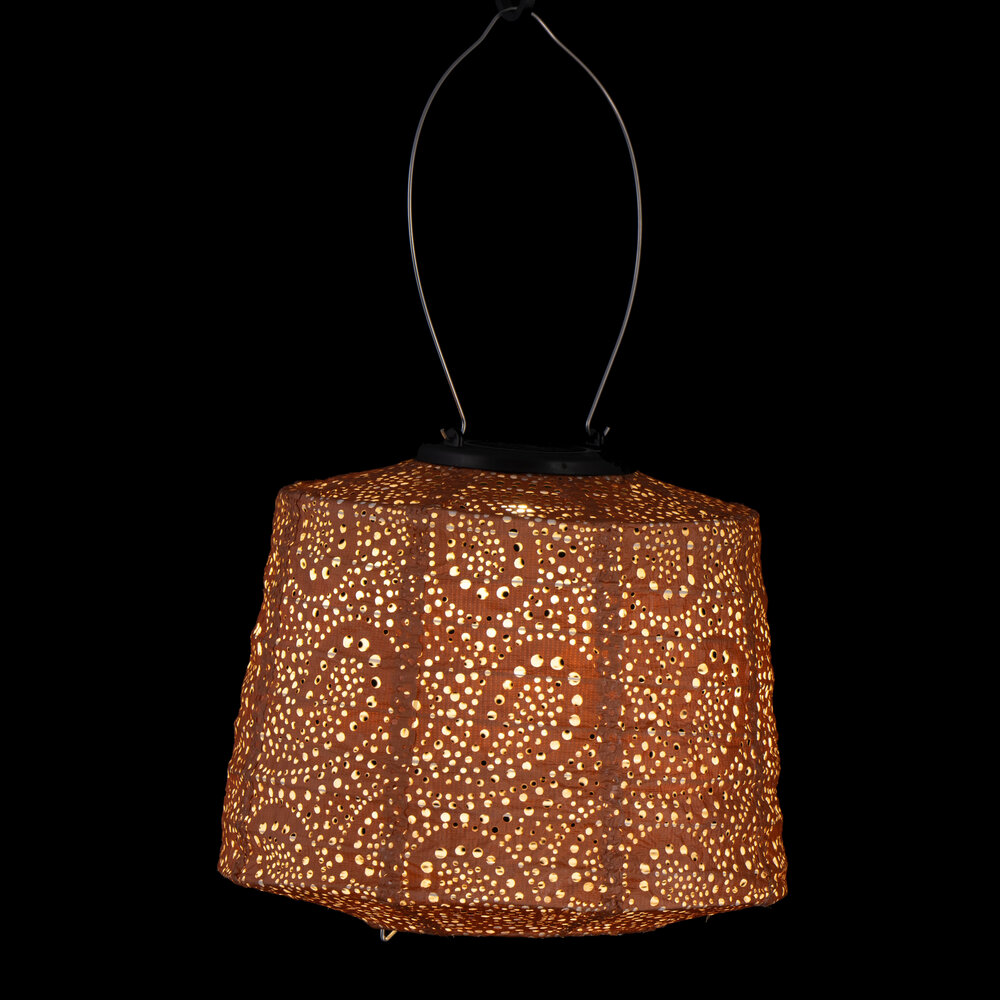Lumiz Lumiz - solar lantaarn - lampshade 20 paisley - apricot Lumiz Lumiz - solar lantaarn - lampshade 20 paisley - apricot