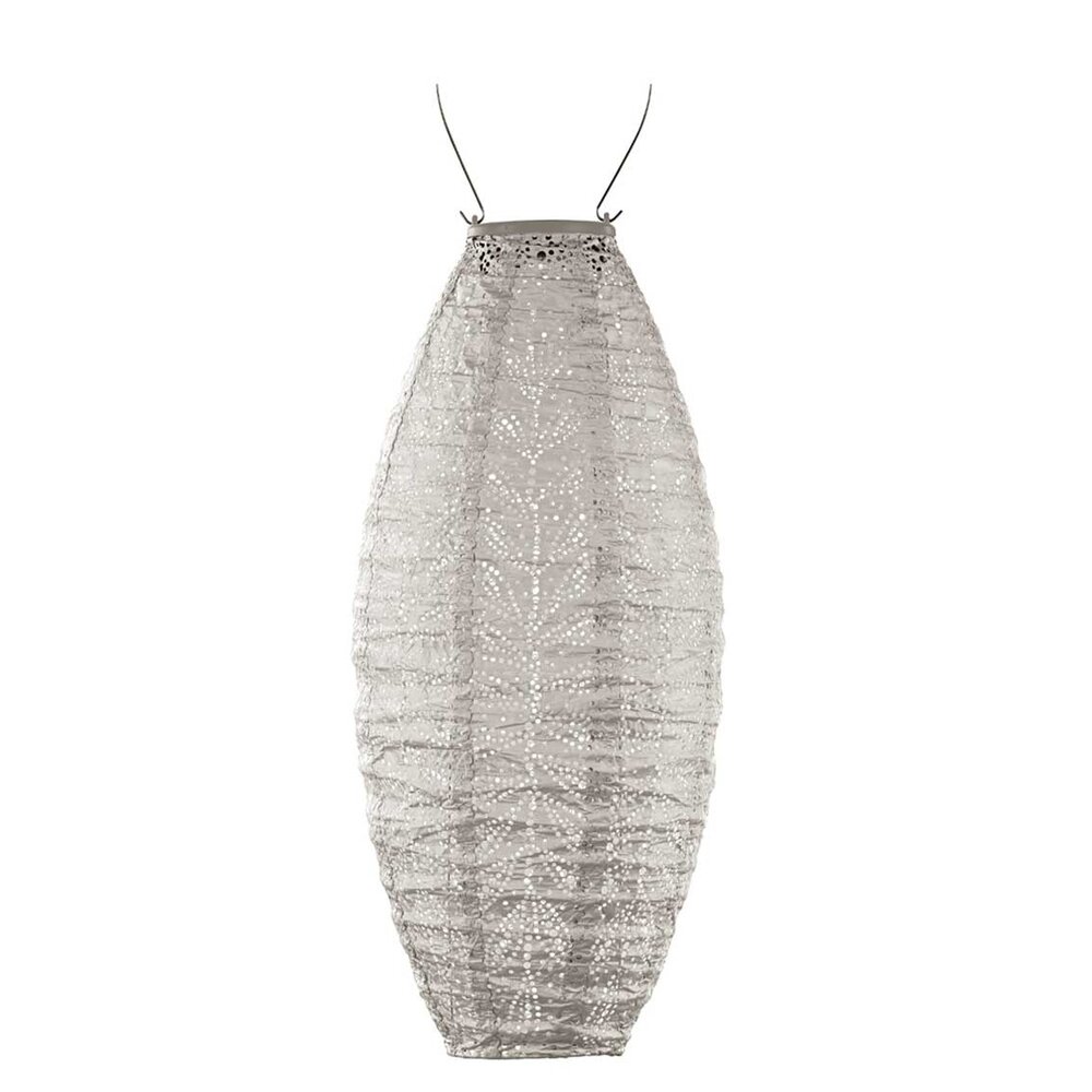 Lumiz Lumiz - solar lantaarn - long oval 20 folia - light taupe