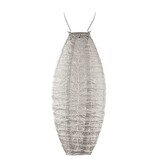 Lumiz Lumiz - solar lantaarn - long oval 20 folia - light taupe Lumiz Lumiz - solar lantaarn - long oval 20 folia - light taupe