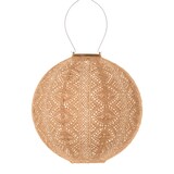 Lumiz Lumiz - solar lantaarn - round 30 lace - apricot Lumiz Lumiz - solar lantaarn - round 30 lace - apricot