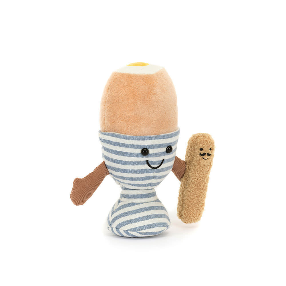 Jellycat Jellycat - amuseables knuffel - eggetha egg & lance soldier Jellycat Jellycat - amuseables knuffel - eggetha egg & lance soldier
