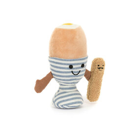 Jellycat Jellycat - amuseables knuffel - eggetha egg & lance soldier Jellycat Jellycat - amuseables knuffel - eggetha egg & lance soldier
