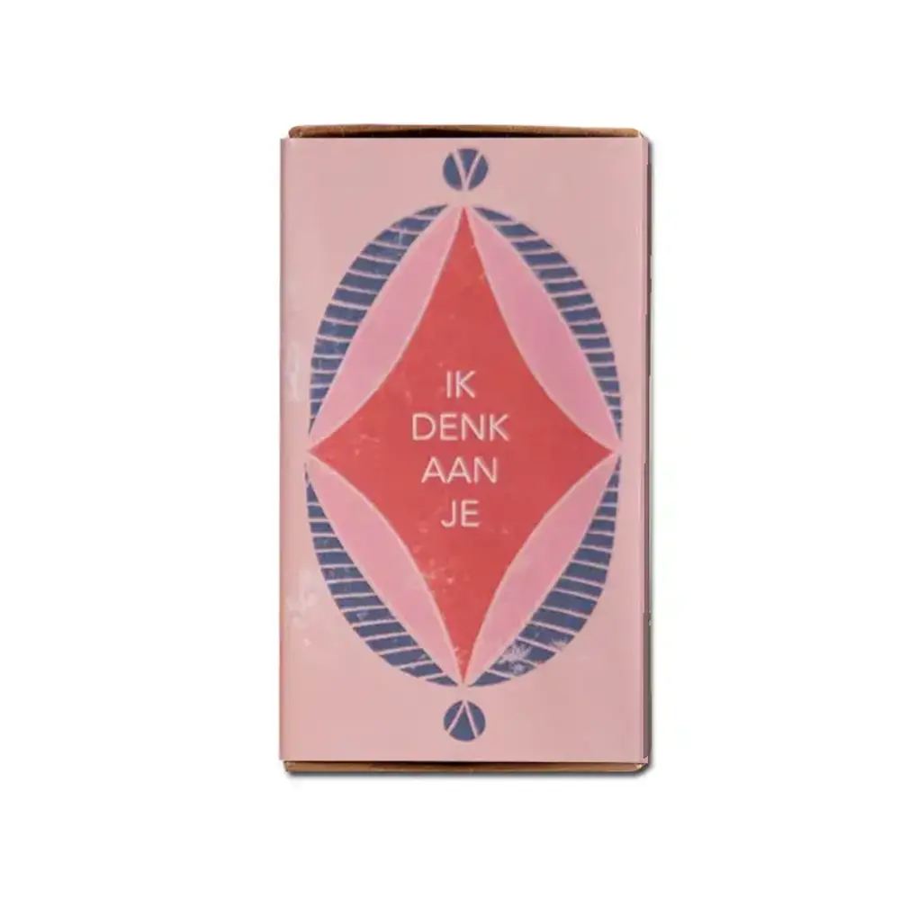 Kaarsje branden Kaarsje branden - cadeaudoosje - ik denk aan je (roze)