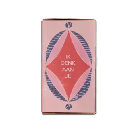 Kaarsje branden Kaarsje branden - cadeaudoosje - ik denk aan je (roze)