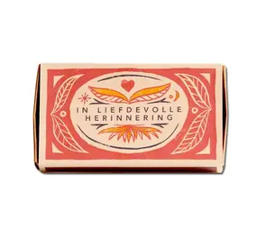 Kaarsje branden Kaarsje branden - cadeaudoosje - in liefdevolle herinnering (rood)