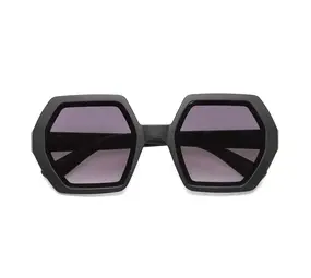 Okkia Okkia - zonnebril Emma - hexagon - black