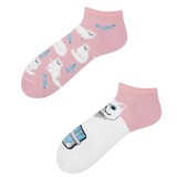 Many mornings Many Mornings - sneaker sokken - white cat Many mornings Many Mornings - sneaker sokken - white cat