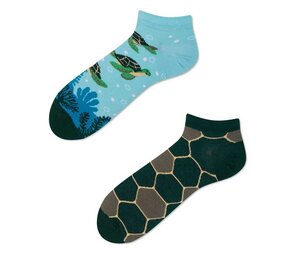 Many mornings Many Mornings - sneaker sokken - turtle time Many mornings Many Mornings - sneaker sokken - turtle time
