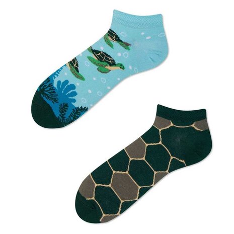 Many mornings Many Mornings - sneaker sokken - turtle time Many mornings Many Mornings - sneaker sokken - turtle time