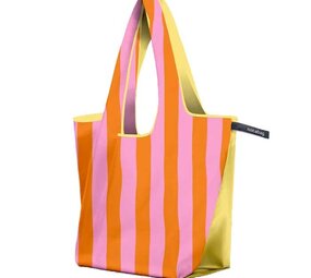Notabag Notabag - opvouwbare shopper - vanilla stripes