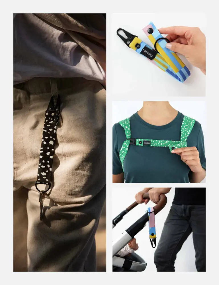 Notabag Notabag - sleutelhanger recycled - sunbeam Notabag Notabag - sleutelhanger recycled - sunbeam