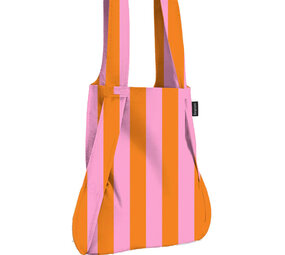 Notabag Notabag - opvouw(rug)tas - orange/pink stripes