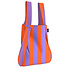 Notabag - opvouw(rug)tas - red/purple stripes Notabag - opvouw(rug)tas - red/purple stripes