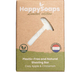 HappySoaps Happysoaps - limited edition shaving bar - cozy apple & cinnamon