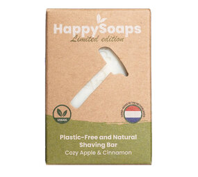 HappySoaps Happysoaps - limited edition shaving bar - cozy apple & cinnamon HappySoaps Happysoaps - limited edition shaving bar - cozy apple & cinnamon