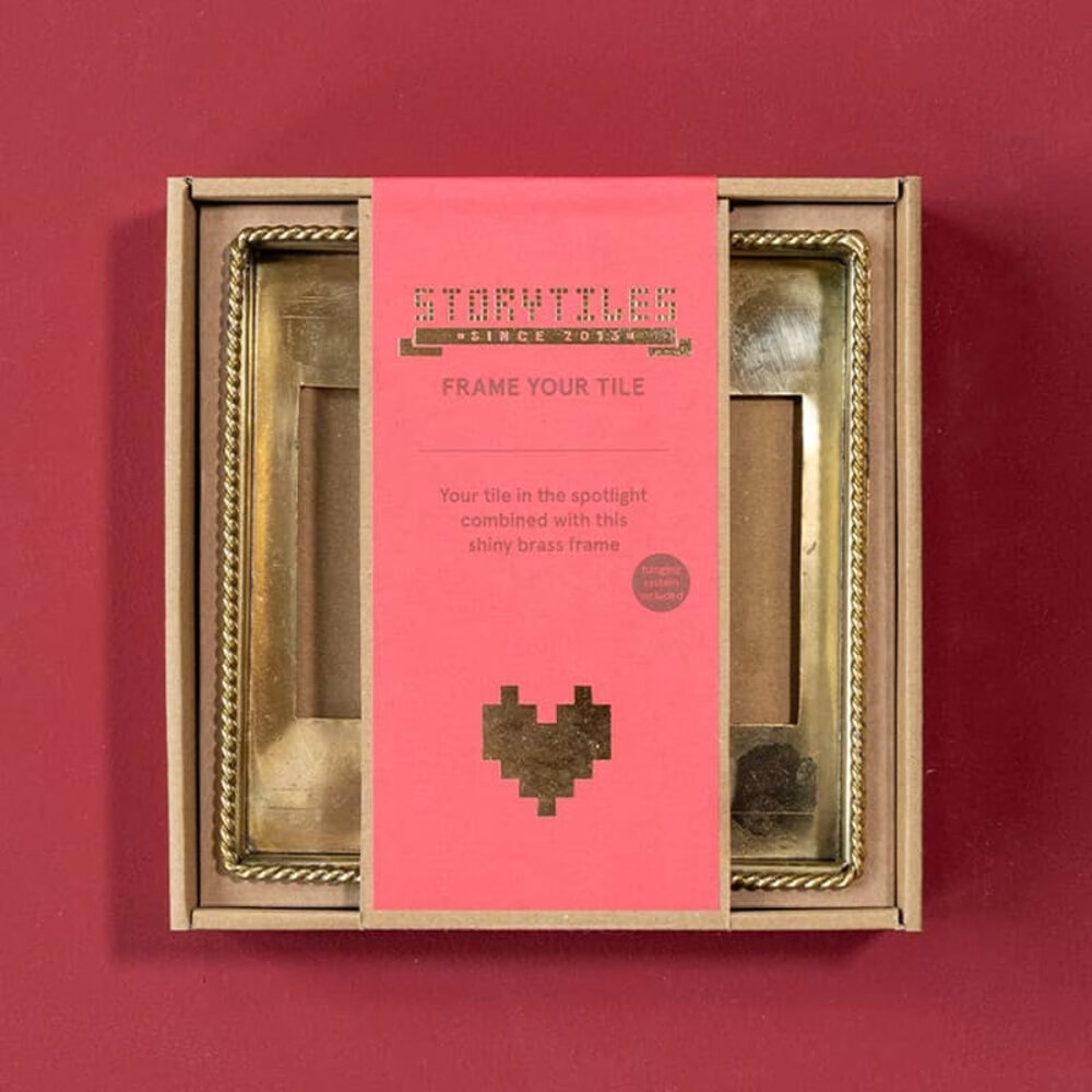 Storytiles Storytiles - lijst twisted messing - medium (13x13 cm) Storytiles Storytiles - lijst twisted messing - medium (13x13 cm)