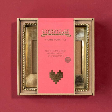 Storytiles Storytiles - lijst twisted messing - medium (13x13 cm) Storytiles Storytiles - lijst twisted messing - medium (13x13 cm)