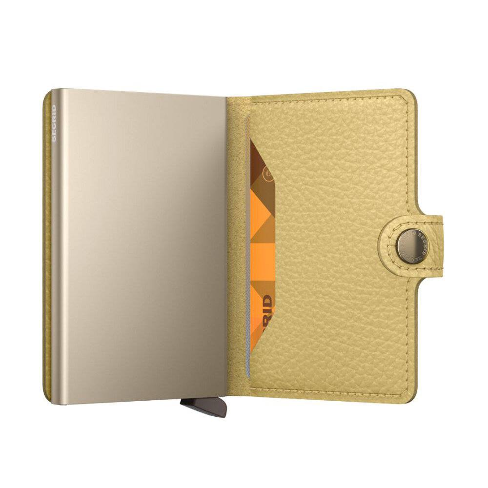 Secrid Secrid - miniwallet pebble - butter yellow Secrid Secrid - miniwallet pebble - butter yellow