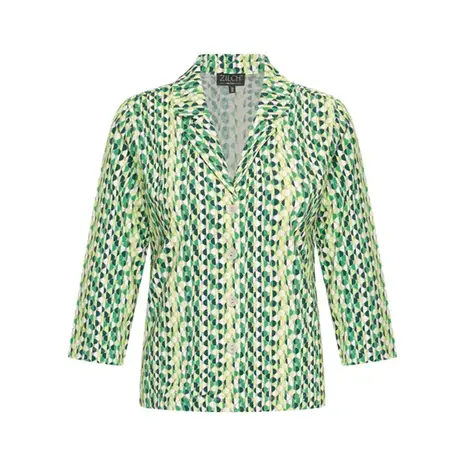 Zilch Zilch - blouse 3/4 sleeve - moon bright green