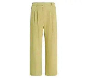 King Louie King Louie - fintan cropped pants folly - pistache yellow King Louie King Louie - fintan cropped pants folly - pistache yellow