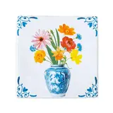 Storytiles Storytiles - tegel small - a vase with love & bliss (10x10 cm)