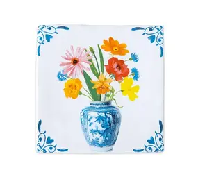 Storytiles Storytiles - tegel small - a vase with love & bliss (10x10 cm) Storytiles Storytiles - tegel small - a vase with love & bliss (10x10 cm)