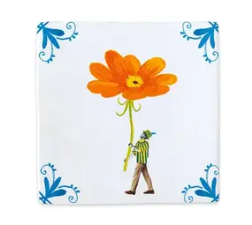 Storytiles Storytiles - tegel small - bringing you a bloom (10x10 cm)