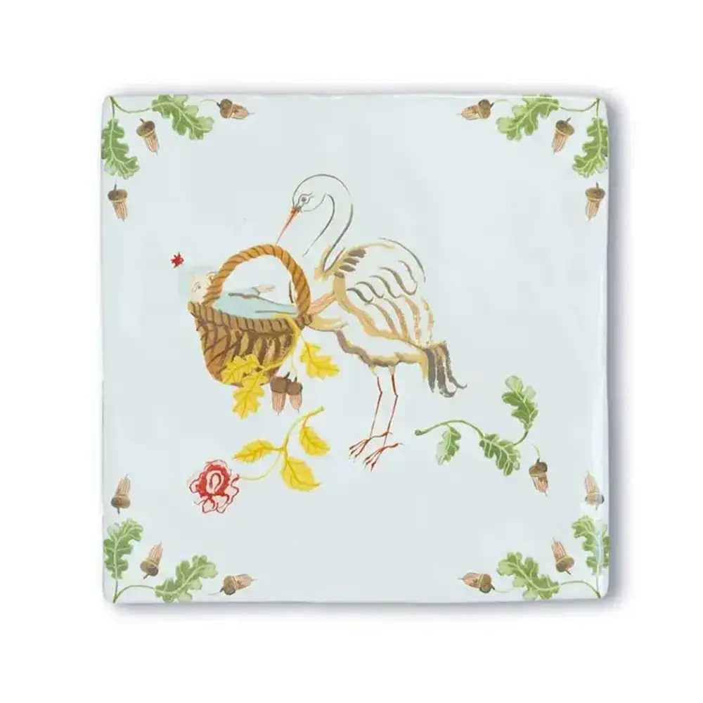 Storytiles Storytiles - tegel small - welcome lovely baby (10x10 cm) Storytiles Storytiles - tegel small - welcome lovely baby (10x10 cm)