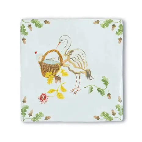 Storytiles Storytiles - tegel small - welcome lovely baby (10x10 cm) Storytiles Storytiles - tegel small - welcome lovely baby (10x10 cm)