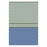 Sander Sander - theedoek corda (50 x 70 cm) - blauw/groen